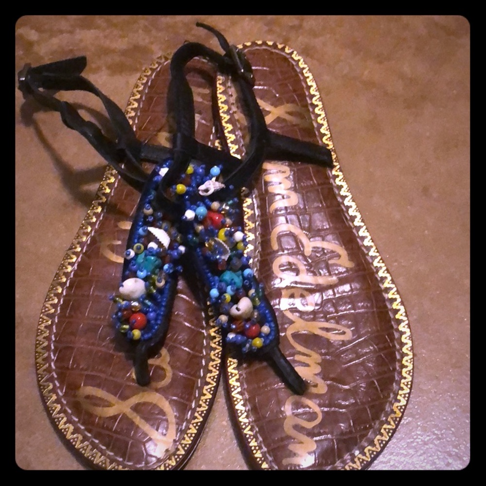 Sam Edelman beaded sandals